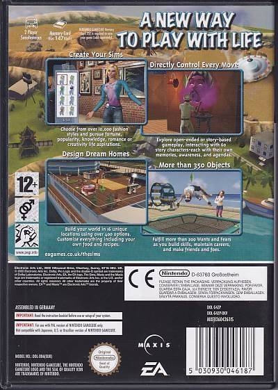 The Sims 2 - Nintendo GameCube (B Grade) (Genbrug)